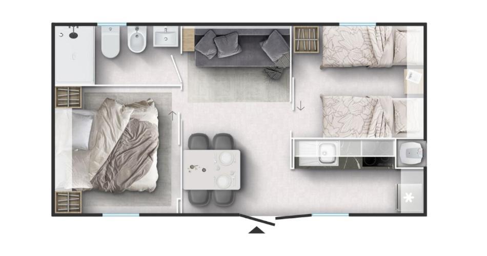Hotel Park E Mobil Home Соттомаріна Екстер'єр фото